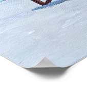 The Blue Chair Poster -王室の by Just Dahl ポスター (角)