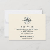 The Blue Compass | 結婚式場 封入カード 招待状 (正面)