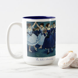 The blue dancers mug. ツートーンマグカップ