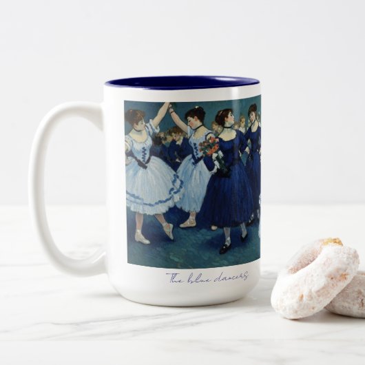 The blue dancers mug. ツートーンマグカップ (ドーナツ)