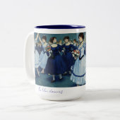 The blue dancers mug. ツートーンマグカップ (正面左)