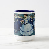 The blue dancers mug. ツートーンマグカップ (中央)