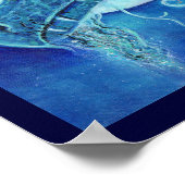 The Blue dragon poster by Renee Lavoie ポスター (角)