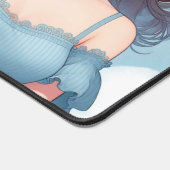 The Blue-Eyed Beauty's Gaze デスクマット (コーナー)