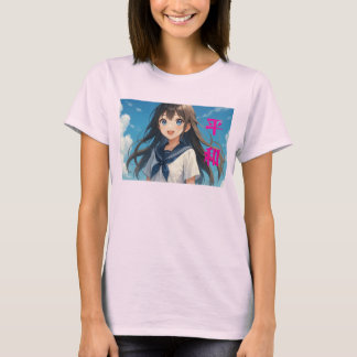 The Blue-Eyed Beauty's Gaze Tシャツ