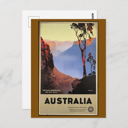 The Blue Mountains, Australia, ポストカード (正面/裏面)