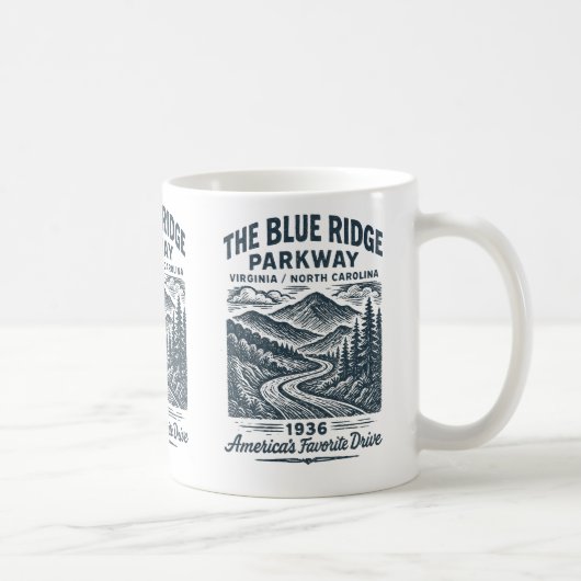 The Blue ridge parkway コーヒーマグカップ (右)
