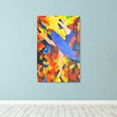 The Blue Symphony キャンバスプリント (インサイチュ (ウッドフロア))