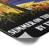 The Blue Train Summer on the フランスの Riviera Poster ポスター (角)