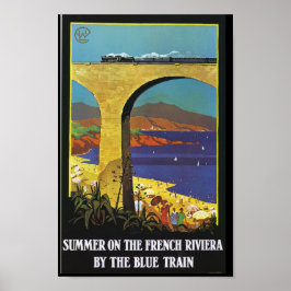 The Blue Train Summer on the フランスの Riviera Poster ポスター