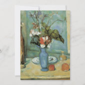 The Blue Vase (Flowers and Fruit) by Paul Cezanne (正面)