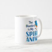 The Bluebird is my Spirit Animal コーヒーマグカップ (正面右)