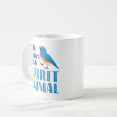 The Bluebird is my Spirit Animal コーヒーマグカップ (正面左)