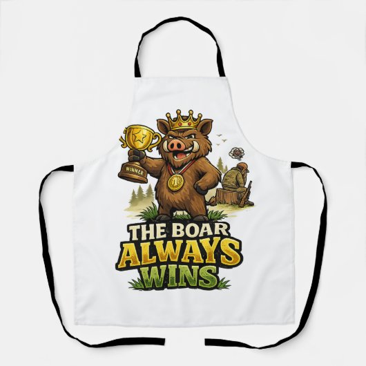 The Boar Always Wins エプロン (正面)