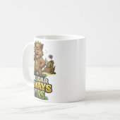 The Boar Always Wins コーヒーマグカップ (正面左)
