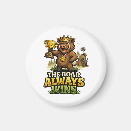 The Boar Always Wins マグネット (正面)