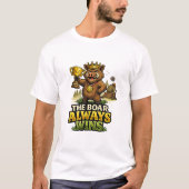 The Boar Always Wins Tシャツ (正面)