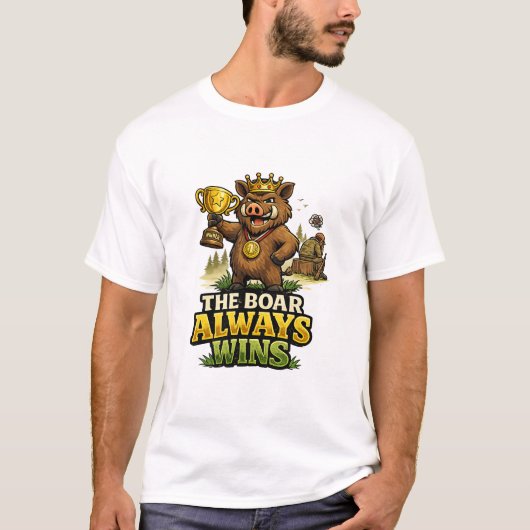 The Boar Always Wins Tシャツ (正面)