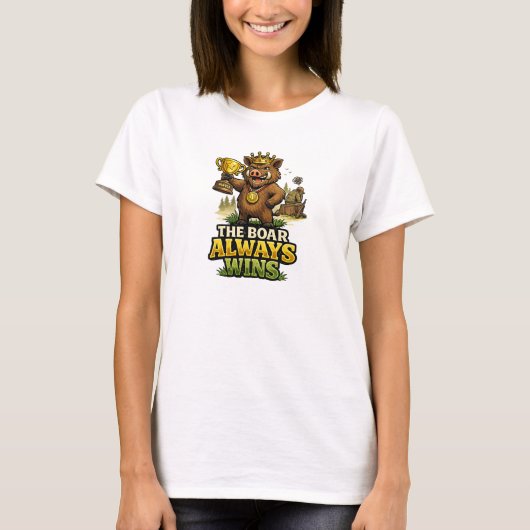 The Boar Always Wins Tシャツ (正面)