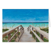 The Boardwalk painting, feel better card (正面横)