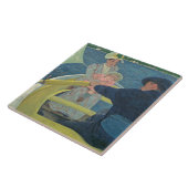 The Boatingパーティー, 1893-94 (キャンバス上の油) タイル (側面)