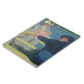 The Boatingパーティー, 1893-94 (キャンバス上の油) ノートブック (左側)