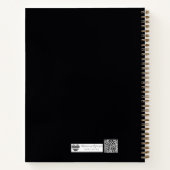 The Bold Command | Action Motivational Typography  ノートブック (裏面)