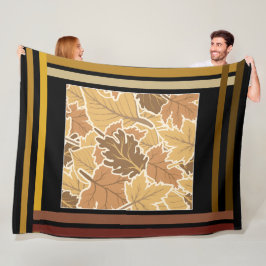 The Boldness of Fall フリースブランケット