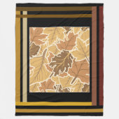 The Boldness of Fall フリースブランケット (正面)