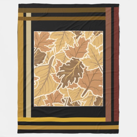 The Boldness of Fall フリースブランケット (正面)