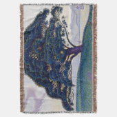 The Bonaventure Pine, Oil Painting, Paul Signac スローブランケット (正面縦)