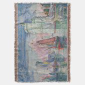 The Bonaventure Pine, Oil Painting, Paul Signac スローブランケット (正面縦)