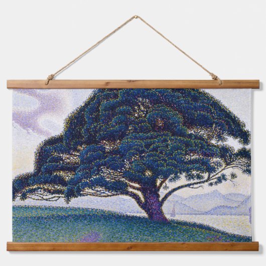 The Bonaventure Pine, Oil Painting, Paul Signac 吊り下げ型タペストリー (正面)