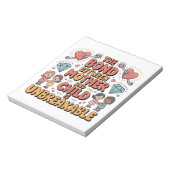 The Bond Between Mother And Child Is Unbreakable ノートパッド (回転)