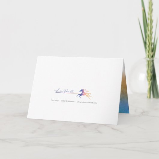 "The Bond" Folded Greeting Card カード (裏面)