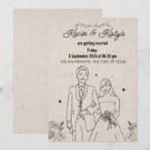 The bond of a lifetime: a wedding invitation シーズンカード (正面/裏面)