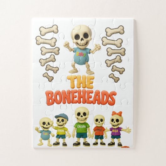 The Boneheads™ パズル – ベイビー付き (縦)