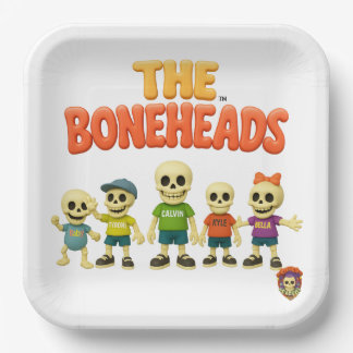 The Boneheads™ パーティープレート ペーパープレート