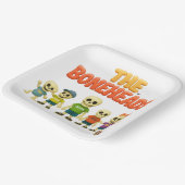 The Boneheads™ Party Plate ペーパープレート (傾斜あり)