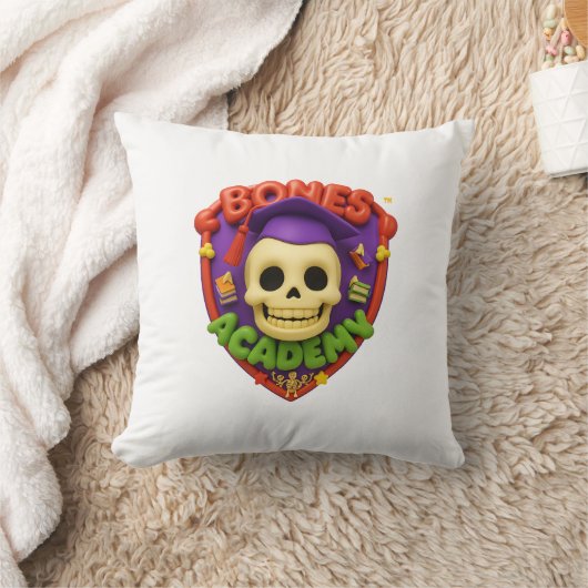 🦴 The Boneheads™ Throw Pillow クッション (ブランケット)