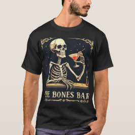 The Bonesバー-不気味とおもしろい Tシャツ