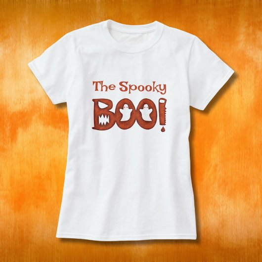 The Boo 不気味 Halloween Family Matching Women's Tシャツ