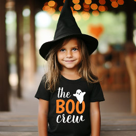 The Boo Crewオレンジハロウィンファミリーマッチングキッズ Tシャツ