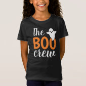 The Boo Crewオレンジハロウィンファミリーマッチングキッズ Tシャツ (正面)