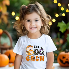 The Boo Crewハロウィンカラフルファミリーマッチング トドラーTシャツ