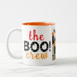 The Boo Crew不気味 Halloween Familyの写真 ツートーンマグカップ