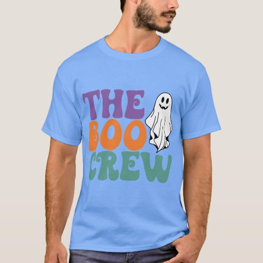 The Boo Crew -幽霊 – 面白いハロウィーン Tシャツ (正面)