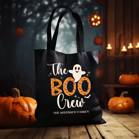 The Boo Crew Family Name Halloween トートバッグ