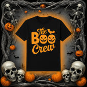"The Boo Crew" Ghosts, Spider, and Bats Halloween Tシャツ