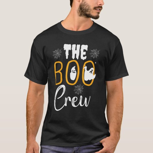 The Boo Crew  Halloween Ghosts Trick or Treat Tシャツ (正面)